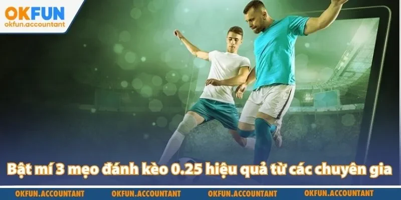 Bật mí 3 mẹo đánh kèo 0.25 hiệu quả từ các chuyên gia